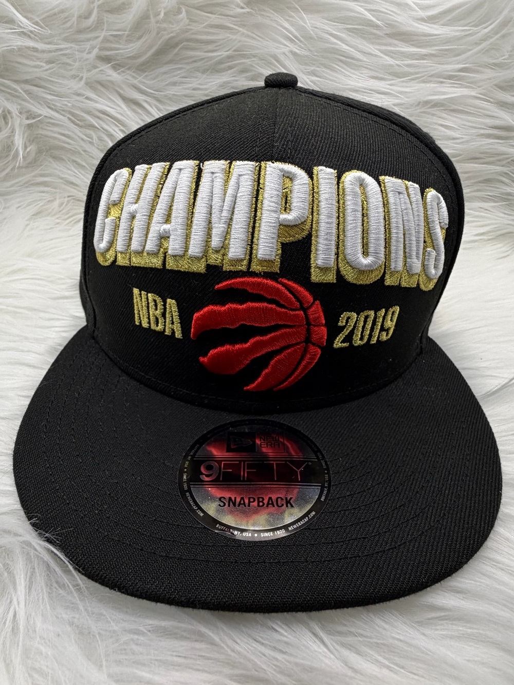 Toronto Raptors 2019 NBA Champions Black Snapback Hat | New Era 9FIFTY NWT
